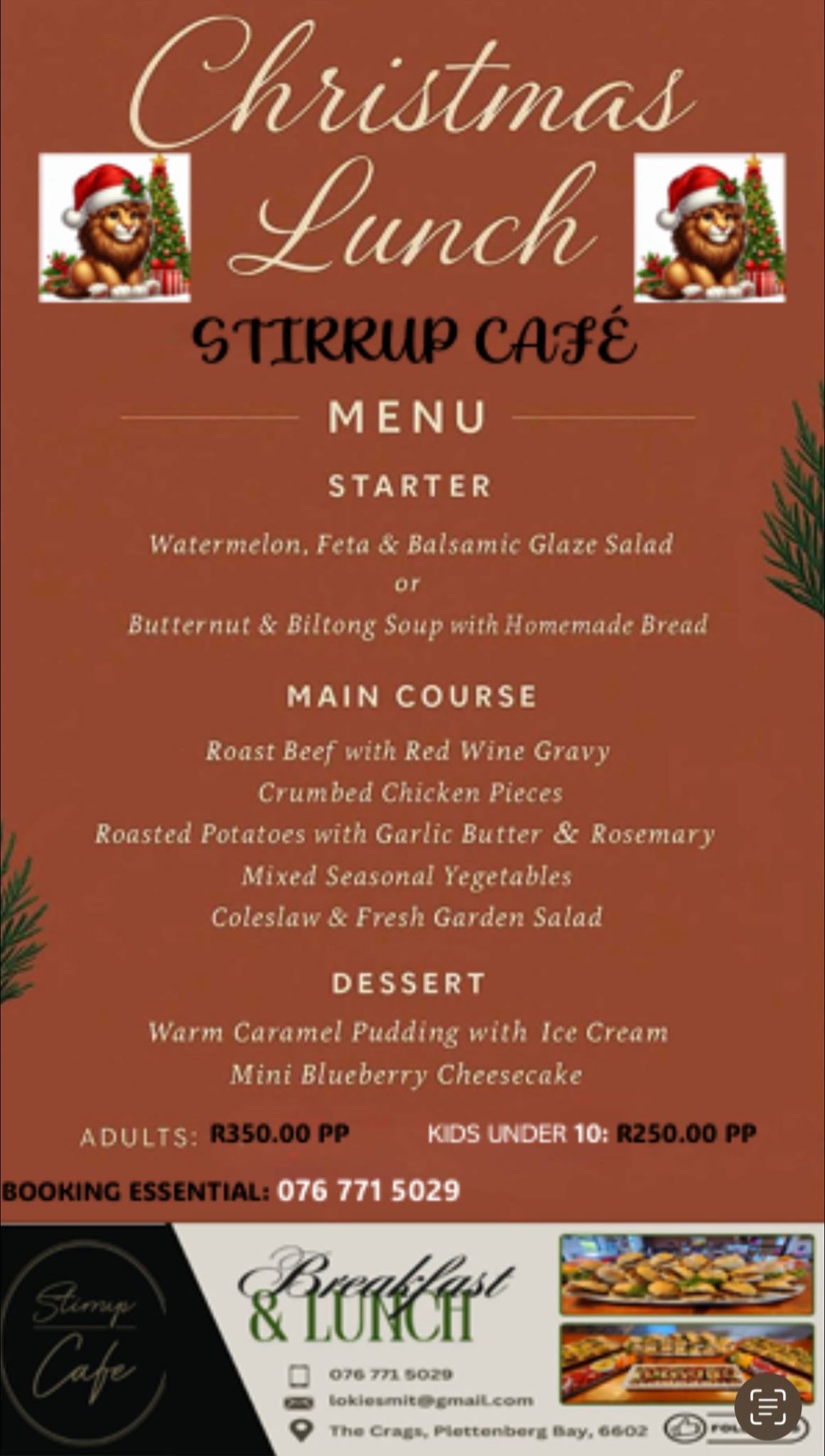 Moss & Maple Ranch – Plett Restaurants